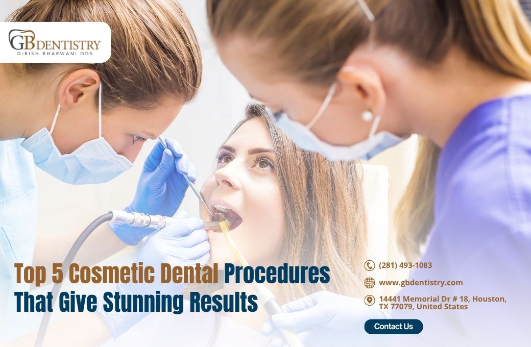 Top 5 Cosmetic Dental Procedures That Give Stunning Results