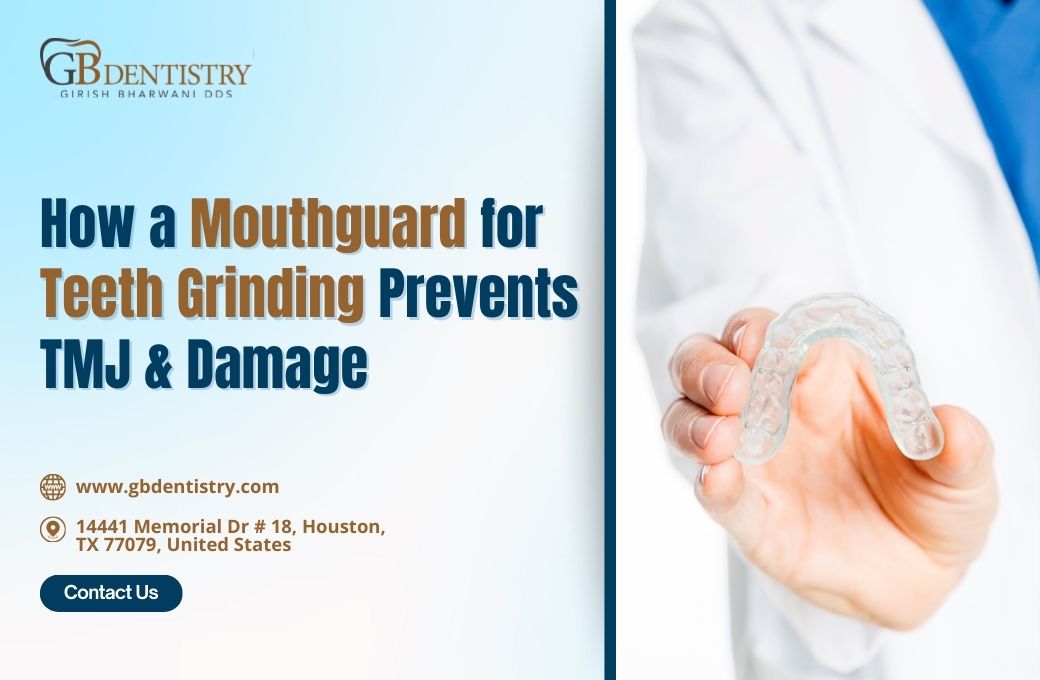 How a Mouthguard for Teeth Grinding Prevents TMJ and Damage